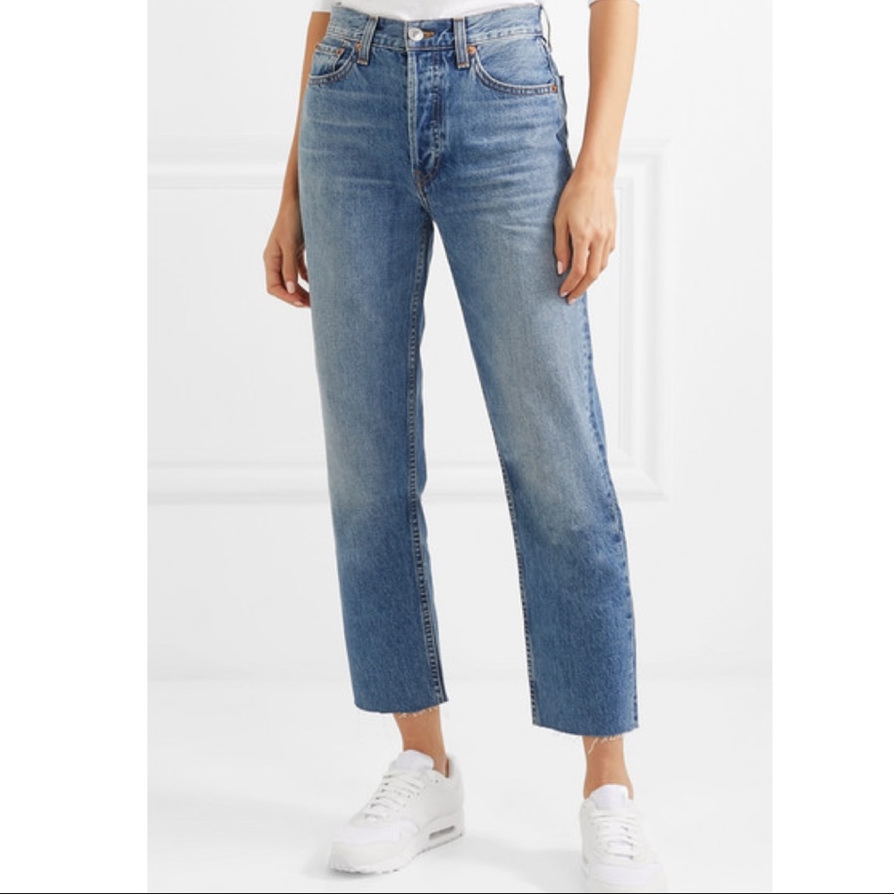 RE/DONE Levi’s High Waisted Stove Pipe Jeans